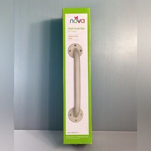 Nova 12" Ivory Wall Grab Bar